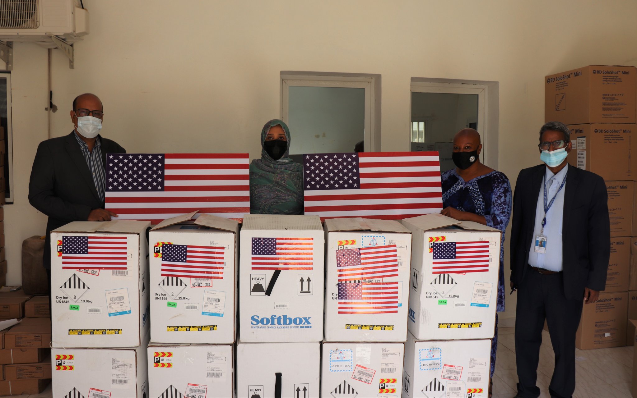 Les Etats-Unis livrent à la Mauritanie un nouveau lot de vaccins « Pfizer »