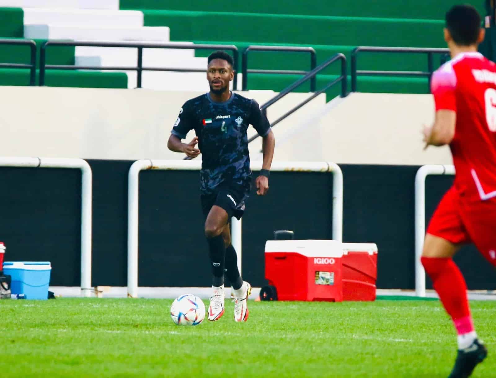 Emirats : l'international mauritanien Ablaye Sy, auteur d'un but lors du match Al-Taawon-Al-Jazira Hamra