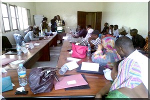 800 volontaires du (CRM) en formation sur les techniques de sensibilisation sur la prévention des maladies à virus Ebola, des maladies à potentiels épidémiques et des événements sanitaires d’urgences