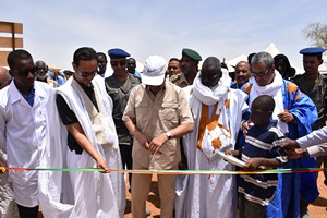 Gorgol : Le Directeur Général de TADAMOUN inaugure deux postes de santé et une école complète