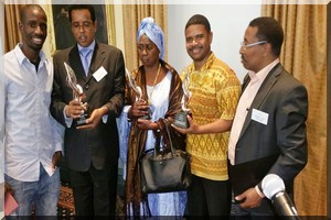 Remise du prix Lawson James à Boston (USA) ce 22 juin 2016, discours de Coumba Dada Kane, vice présidente d'IRA​