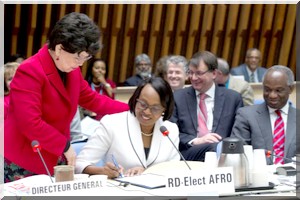 Communiqué de presse : Le Conseil exécutif nomme le Dr Matshidiso Moeti en qualité de nouveau Direc-teur régional de l’OMS pour l’Afrique