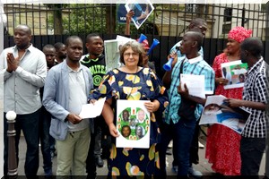 Paris le 03 Août 2016 :Sit-in de soutien aux kidnappés abolitionnistes en Mauritanie [PhotoReportage]