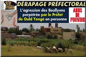 Le Wali du Guidimakha en déplacement à Boully afin de  réparer le dérapage du Hakem et du Commandant de la brigade de gendarmerie d’Ould Yengé.