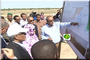  La ministre de l'agriculture s'informe sur les aménagements agricoles à Rosso 