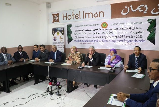 Mauritanie : un demi-milliard d’ouguiyas MRO pour soutenir 10.000 ménages pendant le ramadan 