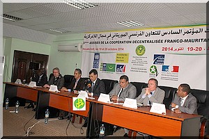Ouverture des 6èmes assises de la coopération décentralisée franco-mauritanienne