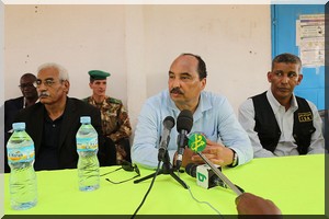 A Mberra, le Président de la République affirme que la Mauritanie continuera à honorer ses engagements envers les frères maliens réfugiés