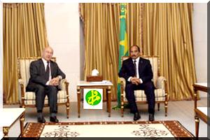 Le Président de la République reçoit le ministre français du travail et de la formation professionnelle 