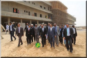 Snim : Le président Aziz visite l’INHV qui devait être receptionné depuis un bail 