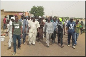 Marche de protestation à Boghé contre les blocages de l’enrôlement [PhotoReportage]