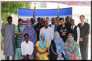 Ambassade des Etats-Unis d’Amérique en Mauritanie : Réception en l’honneur de nouveaux  boursiers aux Etats-Unis d’Amérique [PhotoReportage]