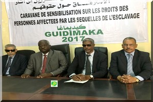 Déception au Guidimakha du fait qu’aucune  localité soninké ou pulaar ne soit  ciblée par la caravane de sensibilisation sur les droits des personnes  affectées  par les séquelles de l’esclavage