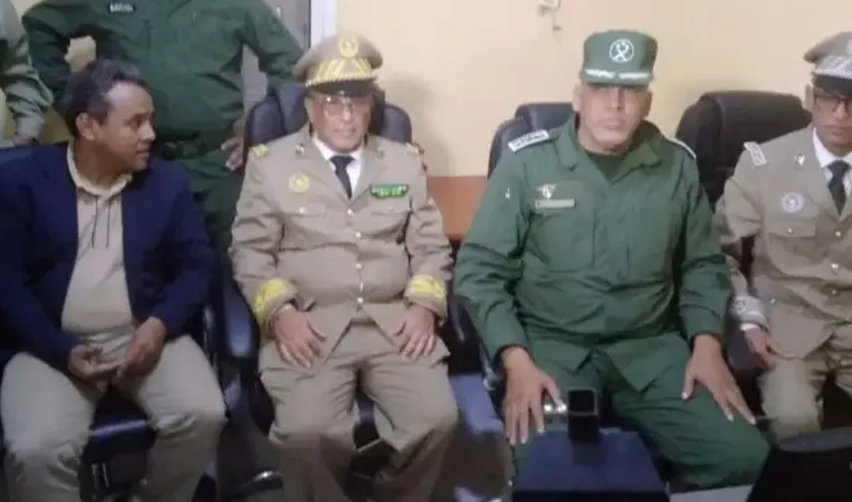 Le chef d’état-major de la gendarmerie nationale en visite aux postes frontières dans la région du Guidimakha 