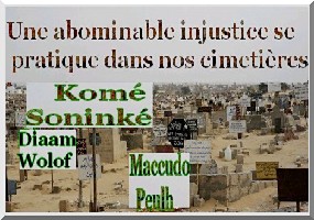Une abominable injustice se pratique dans nos cimetières. 