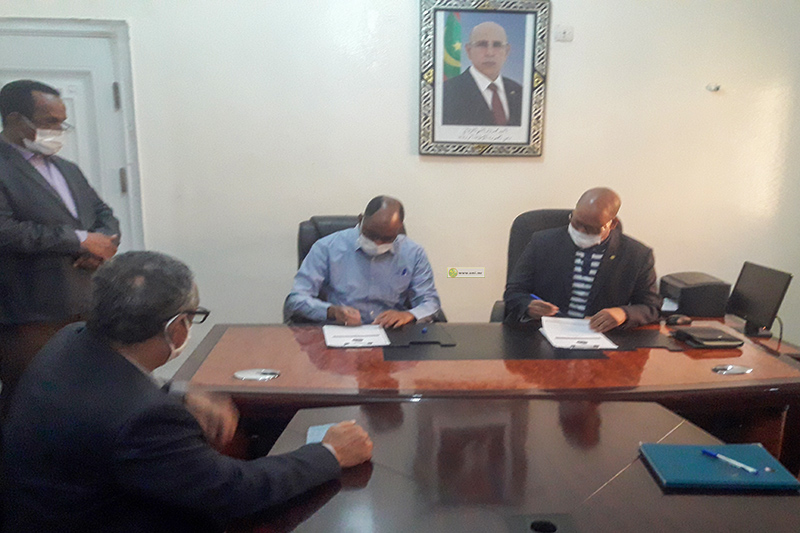 Trarza : Signature d'une convention cadre dans le domaine de l'emploi des jeunes