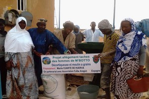 La mairie de Cuarte de Huerva aide les femmes de M’Botto