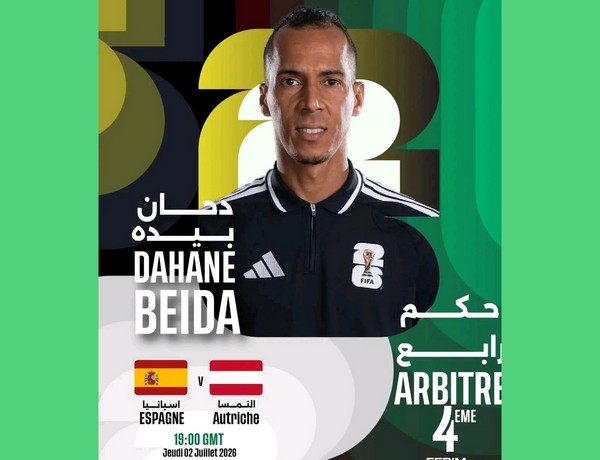 Mondial 2026 : Dahane Beida signe une troisième désignation 