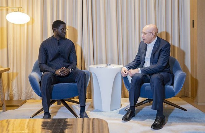 Bassirou Diomaye Faye s’entretient avec son homologue mauritanien, à Yokohama