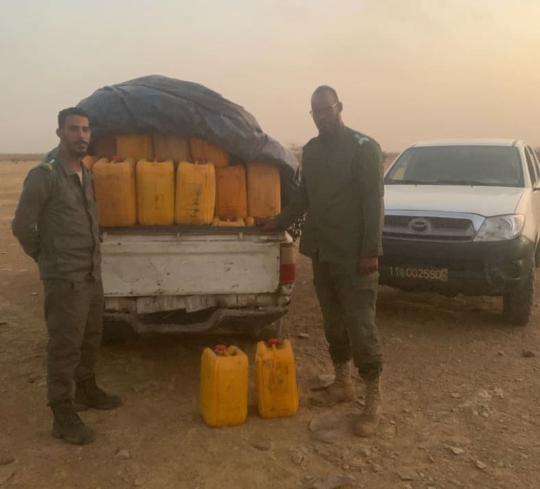 Les douanes au Hodh Chargui mettent en échec une opération d’exportation frauduleuse d’hydrocarbures vers le Mali 