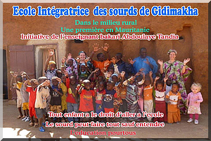 Sourds de Mauritanie : Ecole Intégratrice des sourds d'Agoinitt au Guidimagha 