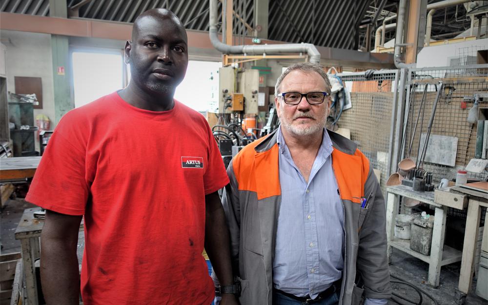 Confolens : un travail au bout de la galère d’un ancien soldat mauritanien