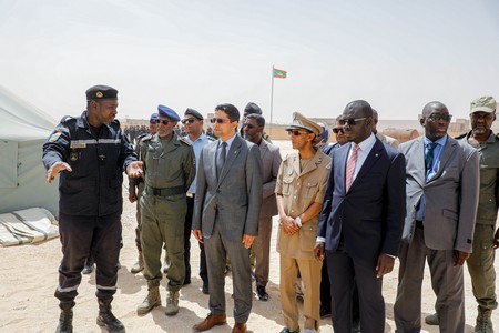 Mohamed Abdallahi Louly supervise la clôture d’une formation au profit de 40 volontaires secouristes réservistes