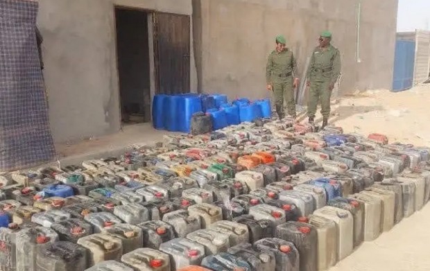 Plus de 4 tonnes d’essence destinées à la contrebande saisies par les douanes à Nouakchott 