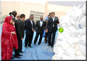 Le CSA réceptionne 20 mille tonnes de blé, don la Fondation de bienfaisance de la Snim 