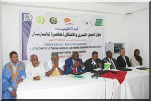 Colloque régional sur le travail forcé et les formes contemporaines de l'esclavage 