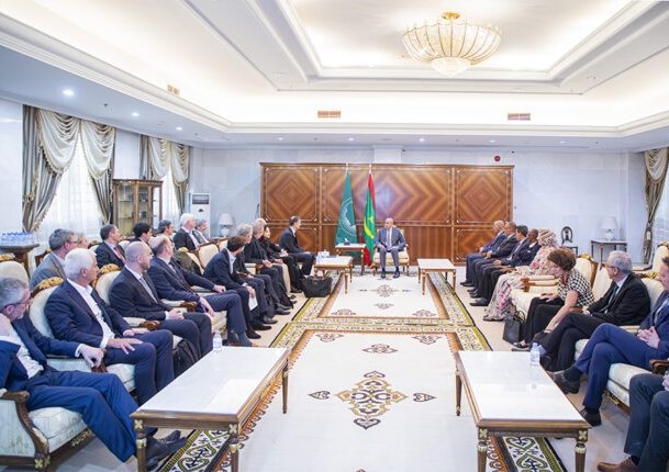 Le Président de la République reçoit une délégation d’investisseurs européens