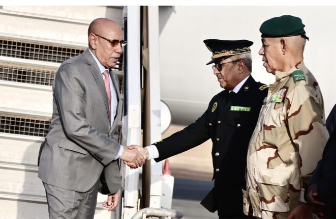 Le Président de la République est arrivé à Nouadhibou