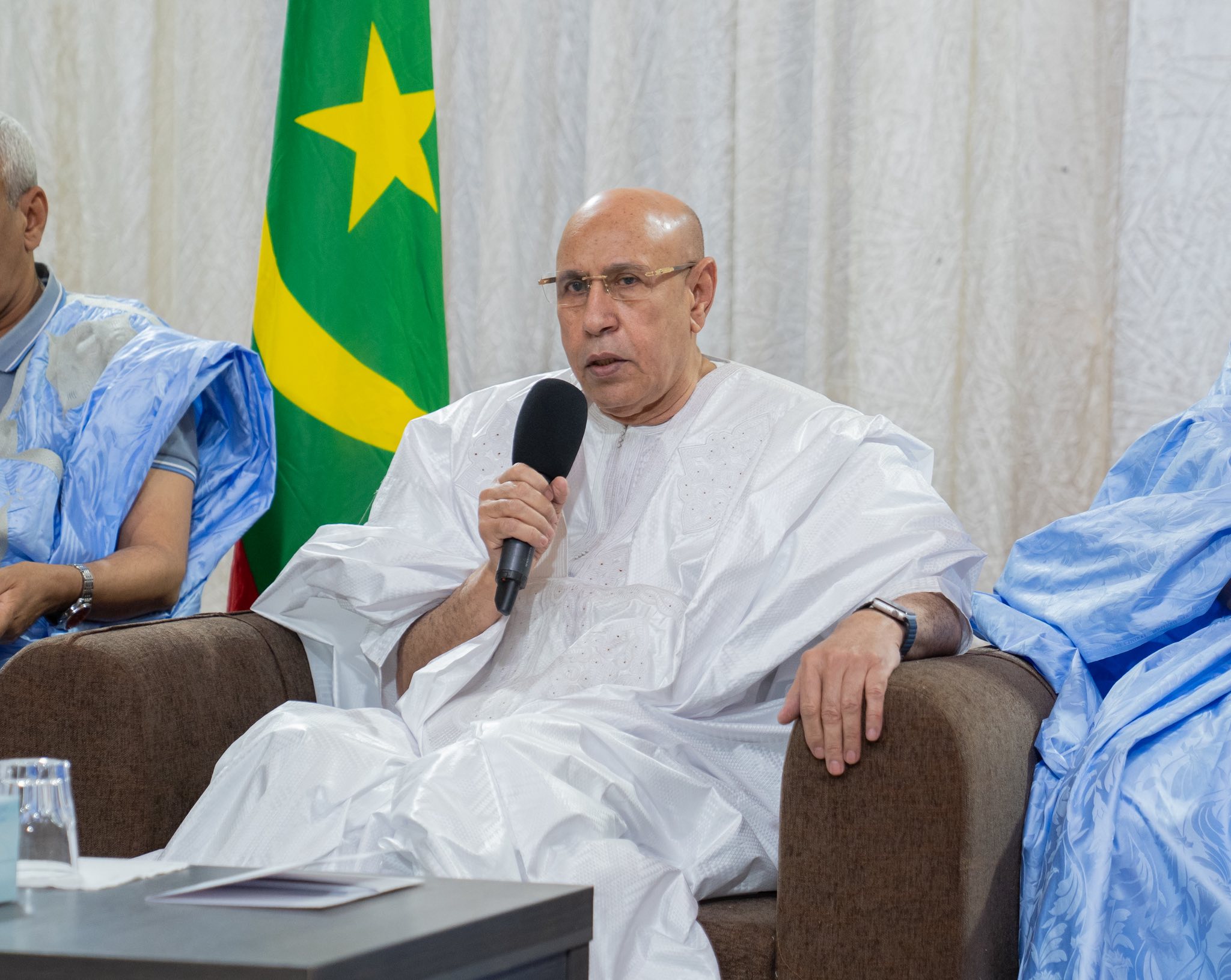 Le Président de la République préside une réunion des cadres de la moughataa de Maghama