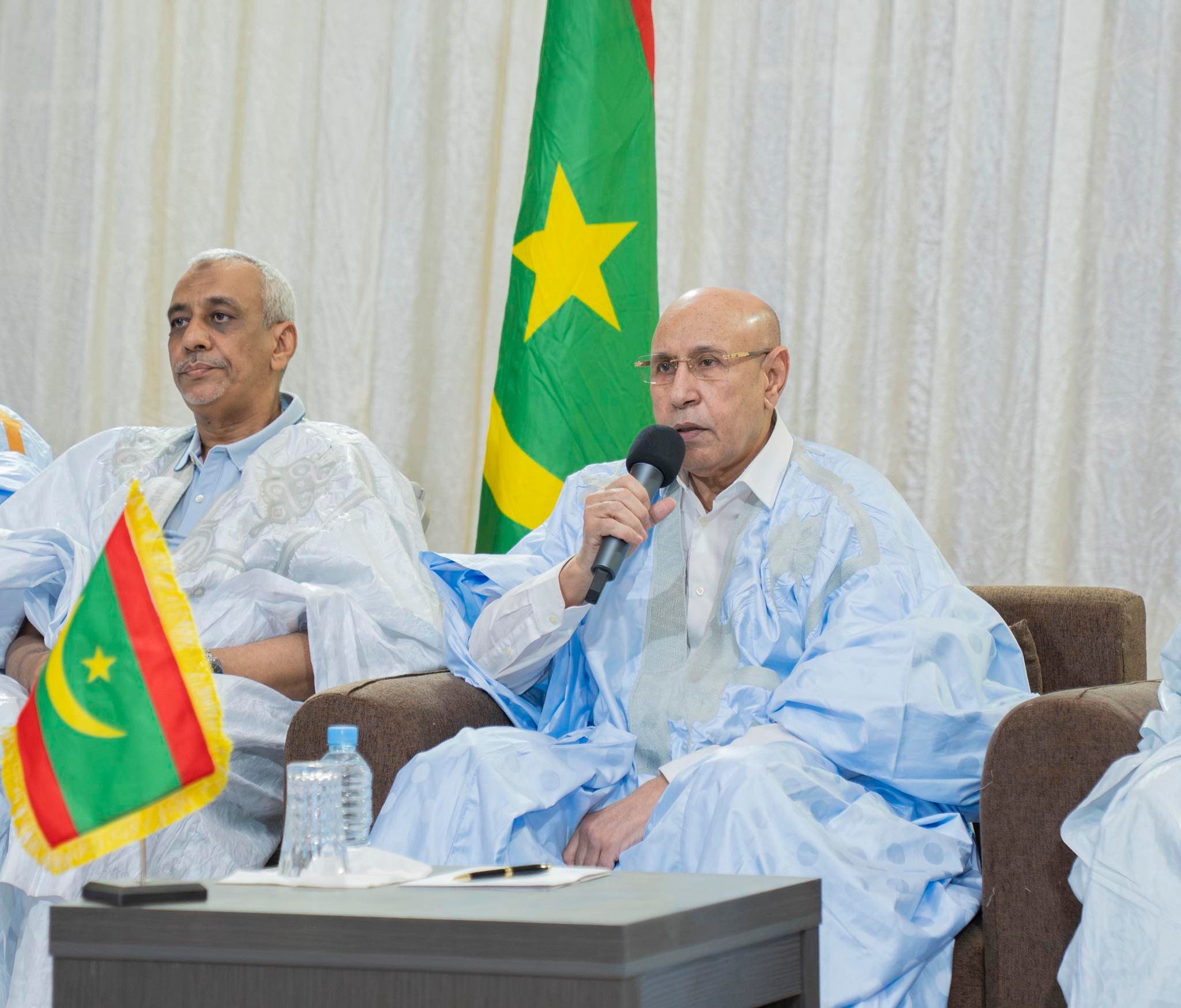 Le Président de la République depuis M’Bout: 