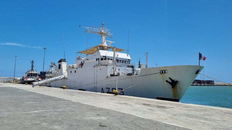 Poursuite des activités hydrographiques et de coopération du Laplace en Mauritanie 