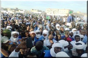 Les « Manifesteurs » haratines se manifestent à Nouadhibou 