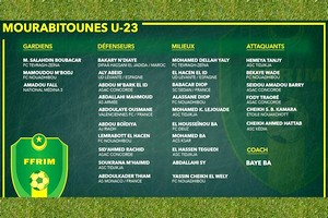Mourabitounes U-23 : la présélection en regroupement lundi prochain