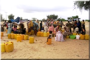 Mauritanie – aide japonaise pour l'approvisionnement en eau potable du village de Bouhajra.    