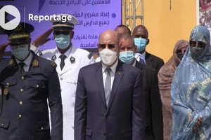 Vidéo. Mauritanie: le président El Ghazouani donne le coup d’envoi du début de l’année scolaire 2021-2022