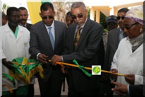 Inauguration de l'extension de la pédiatrie du centre hospitalier mère et enfant 