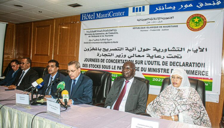 Démarrage de journées de concertation sur les stocks commerciaux