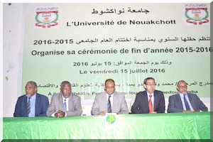 Clôture de l'année universitaire au niveau de l'université de Nouakchott 